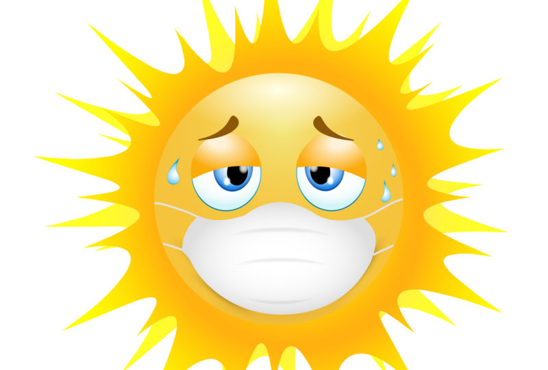 Voorspeller winnen Sandalen Emoji emoticon sun. Concept of tiredness in wearing the medical mask in the  sultry heat. 3d illustration. Funny emoticon. Coronavirus outbreak  protection concept.Three-dimensional. isolated | VUMC Voice